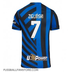 Inter Milan Piotr Zielinski #7 Replik Heimtrikot 2024-25 Kurzarm